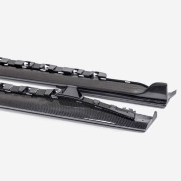 Picture of Anderson Composites 2024 Ford Mustang Type-GT5 Carbon Fiber Side Rocker Panel Splitter