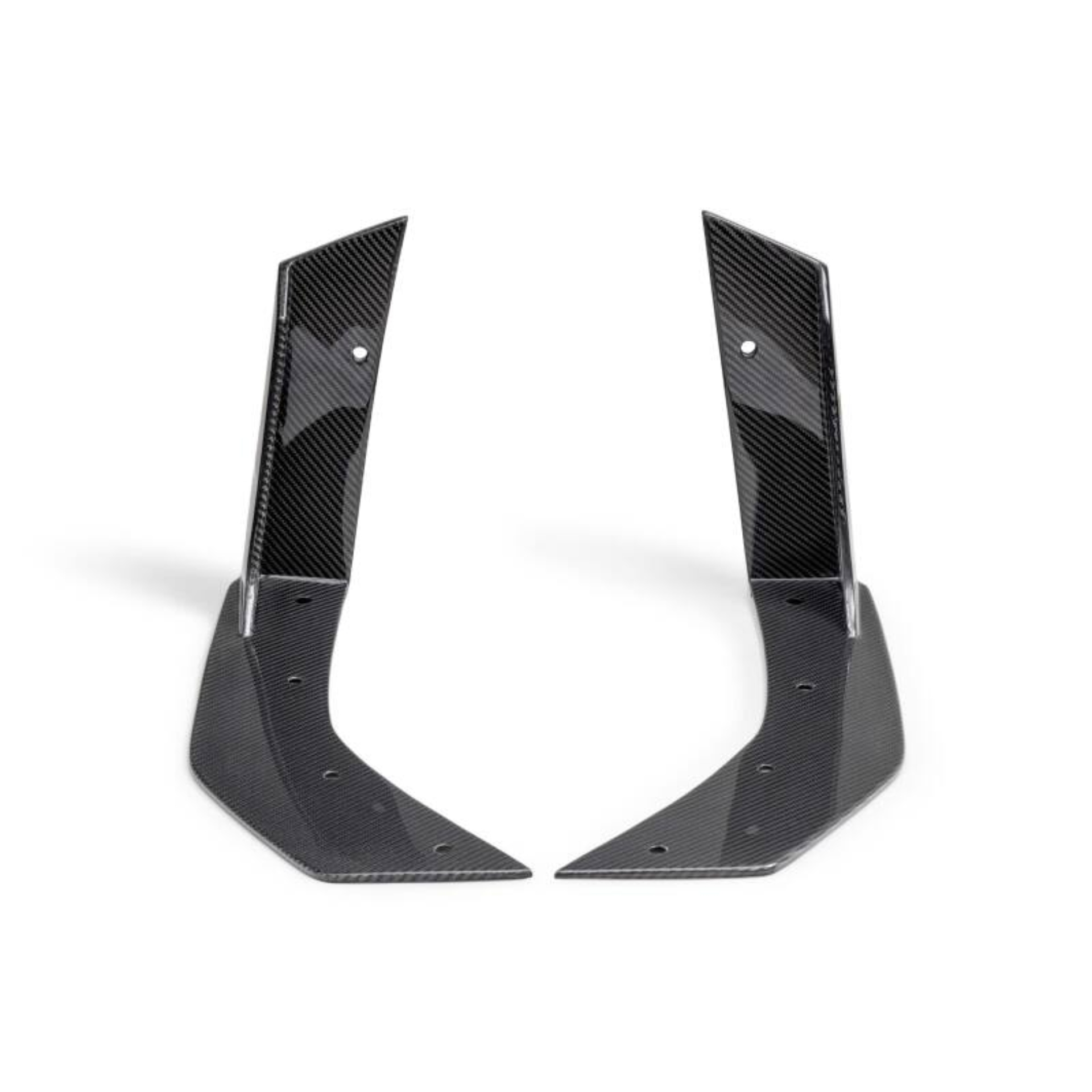 Picture of Anderson Composites 2024 Ford Mustang Type-GT5 Carbon Fiber Front Splitter Wickers