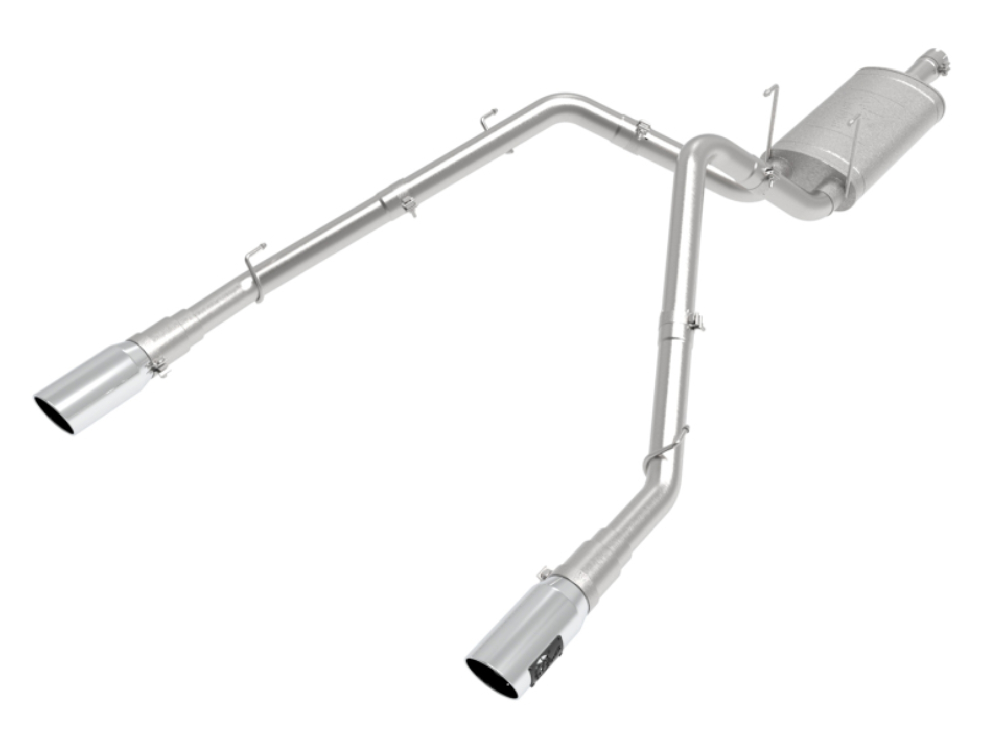 Picture of aFe Apollo GT Series 3 in 409 Stainless Steel Cat-Back Exhaust System w/ Polish Tip V8-5.7L HEMI