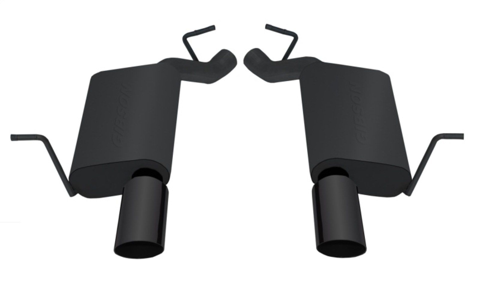 Picture of Gibson 11+ Dodge Durango R/T 5.7L Black Ceramic SS Axle-Back Exhaust