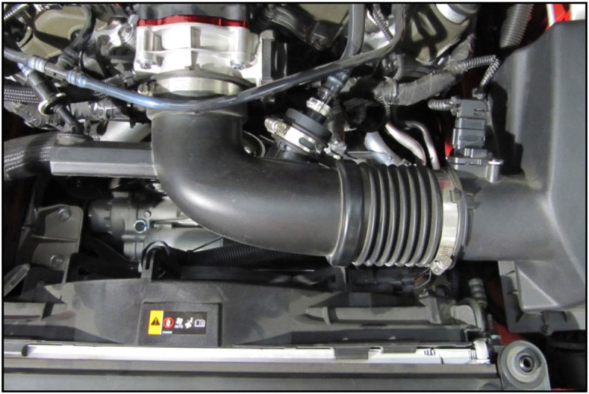 Picture of Airaid PowerAid TB Spacer 2016 Chevy Camaro V6-3.6L F/I