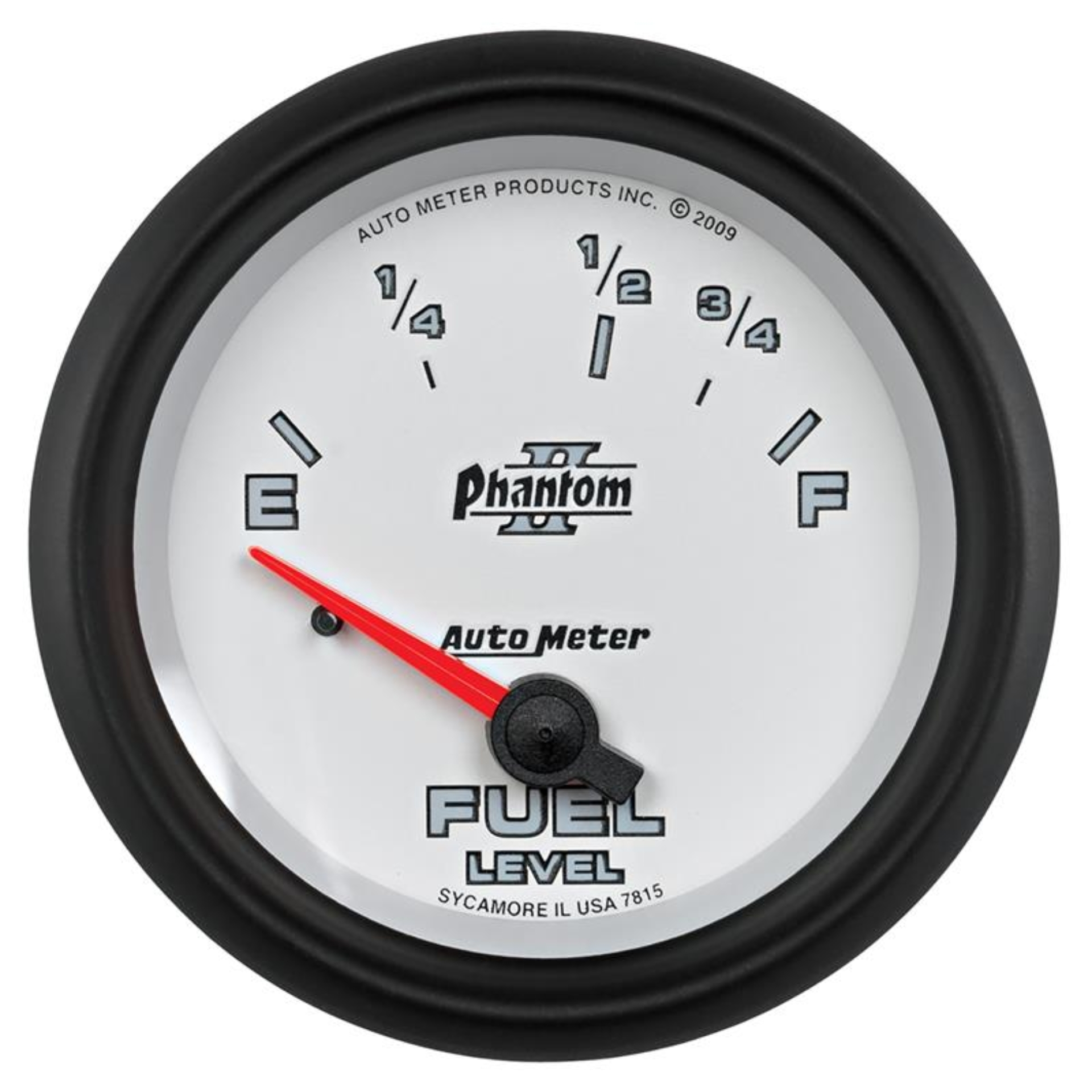 Picture of Autometer Phantom II 2-5/8in / 73 Ohms Empty - 10 Ohms Full Electrical Fuel Level Gauge