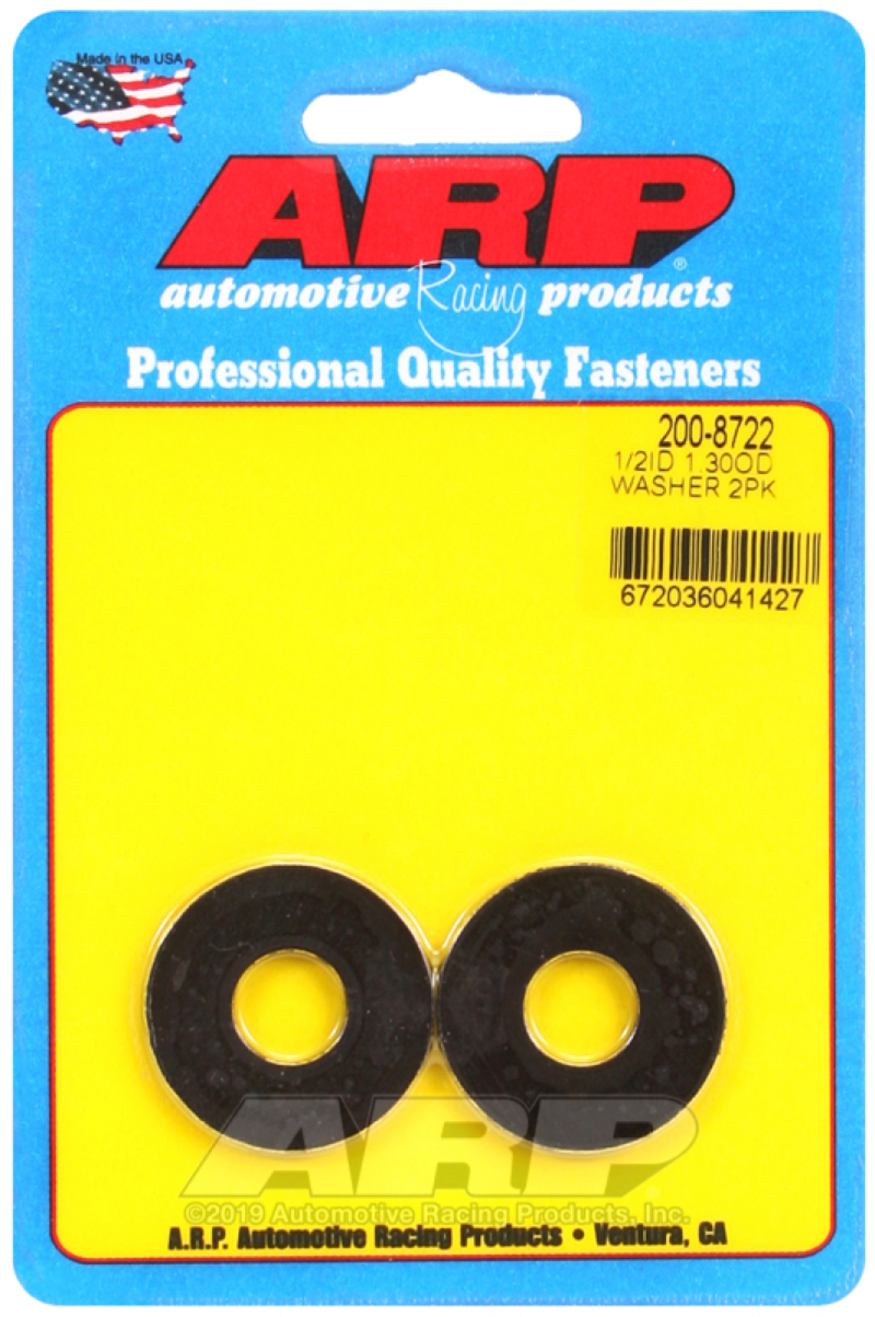 Picture of ARP 1/2 ID 1.30 OD Black Oxide Washer Kit (2 Pieces)