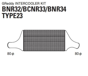 Picture of GReddy 89-02 Nissan Skyline BNR32/33/34 Intercooler Kit (Special Order)