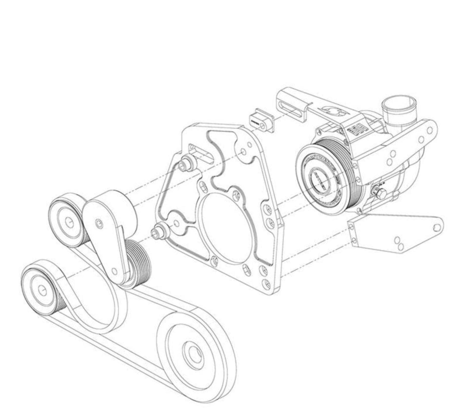 Picture of KraftWerks Honda D-Series Race Supercharger Kit (C30-94)