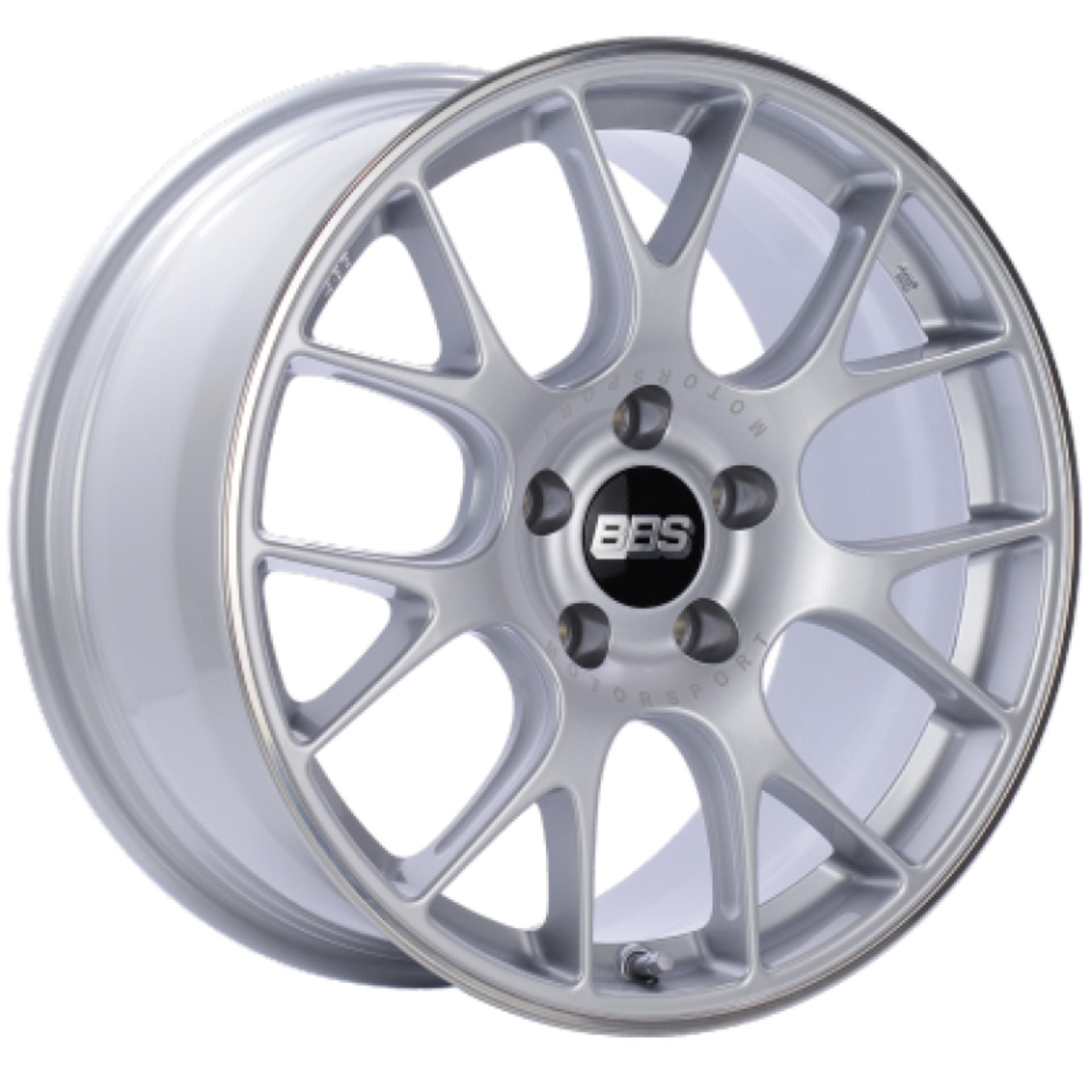 Picture of BBS CH-R 20x9 5x120 ET29 Silver Polished Rim Protector Wheel -82mm PFS/Clip Required