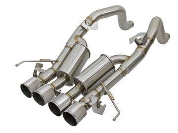 Picture of aFe MACHForce XP 3in-2 1/2in Axle Back 304SS Exhaust w/ Polished Tips 14-17 Chevy Corvette V8-6.2L