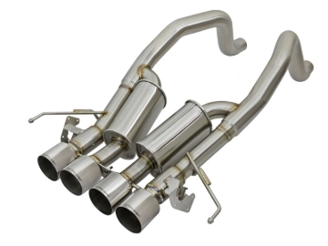 Picture of aFe MACHForce XP 3in-2 1/2in Axle Back 304SS Exhaust w/ Polished Tips 15-17 Chevy Corvette Z06