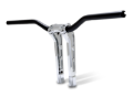 Picture of Performance Machine Phatbar H-Bar Assy, 11-1/2in Riser, 1-1/4in Bar, Int Wire, Gauge Mount - Chrome