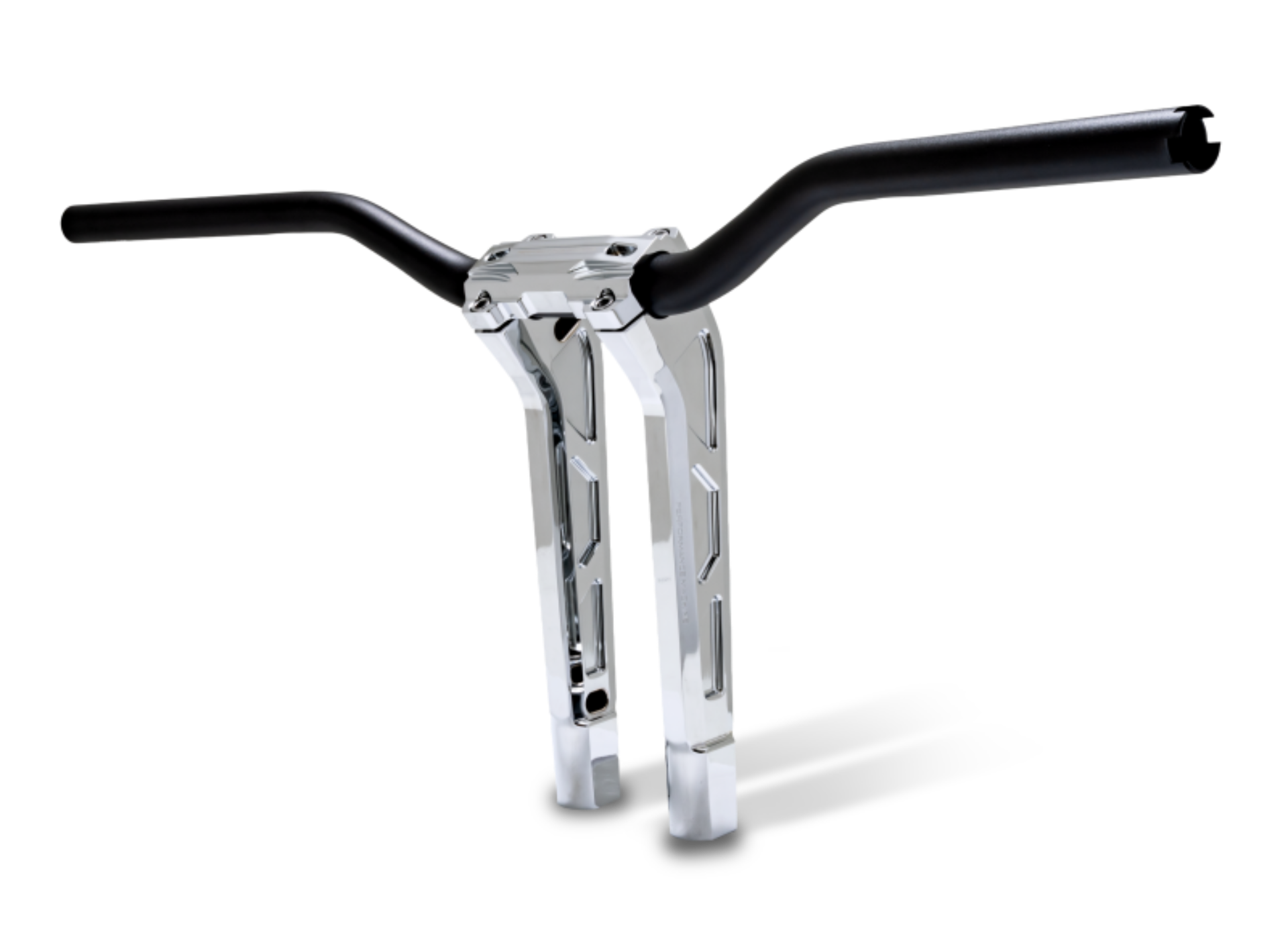 Picture of Performance Machine Phatbar H-Bar Assy, 11-1/2in Riser, 1-1/4in Bar, Int Wire, Gauge Mount - Chrome