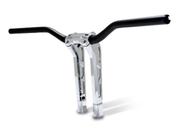 Picture of Performance Machine Phatbar H-Bar Assy, 11-1/2in Riser, 1-1/4in Bar, Int Wire, Gauge Mount - Chrome