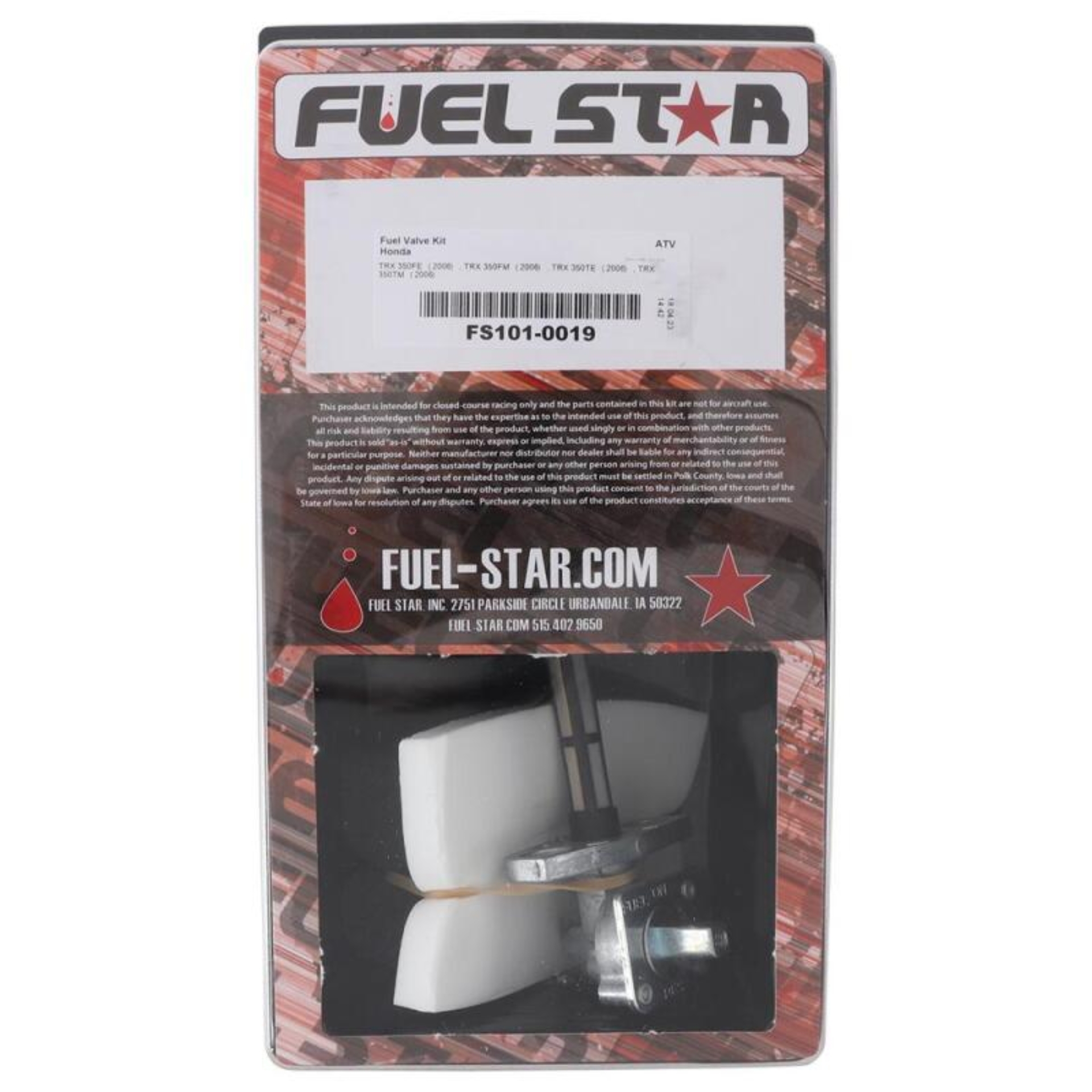 Picture of All Balls Racing 2006 TRX 350 FE/2006 TRX 350 FM/2006 TRX 350 TE Fuel Valve Kit