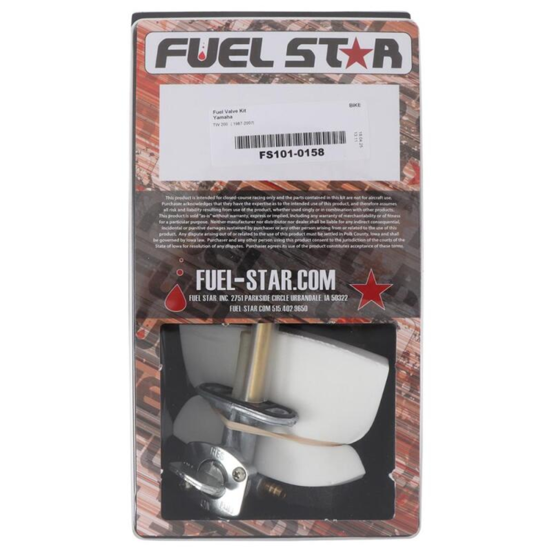 Picture of All Balls Racing 87-07 TW 200 Trailway Fuel Valve Kit