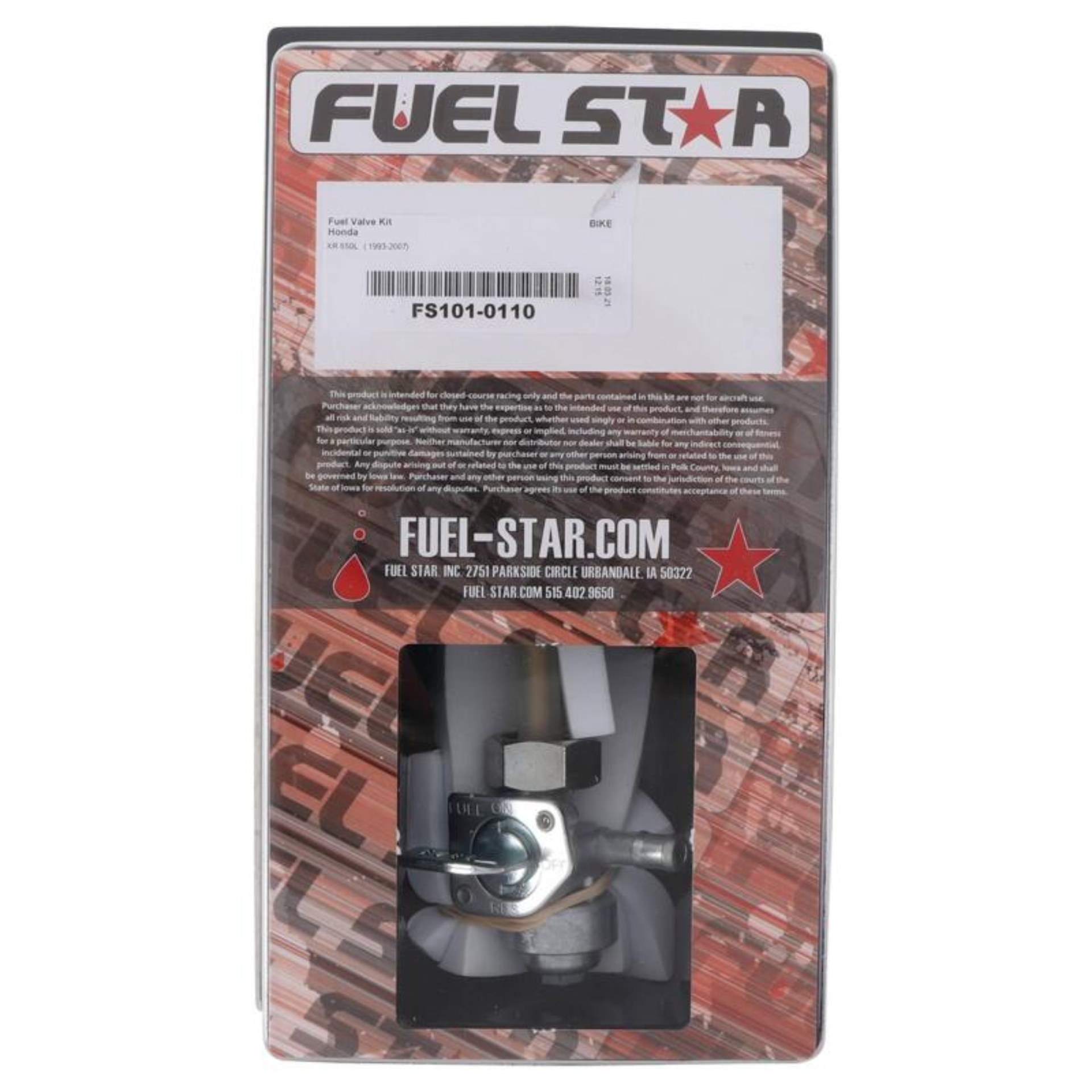 Picture of All Balls Racing 93-07 XR 650 L Fuel Valve Kit