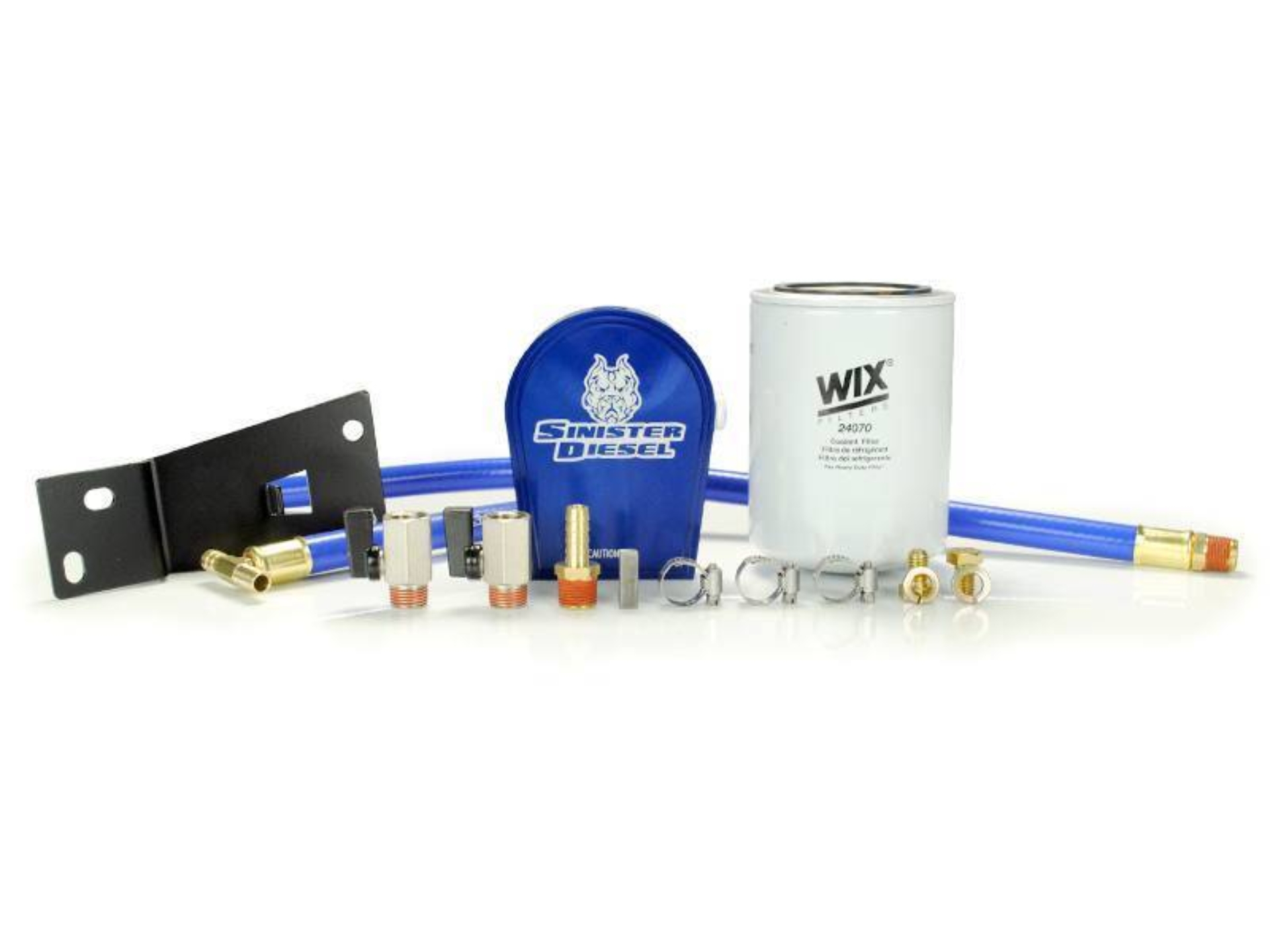 Picture of Sinister Diesel 99-03 Ford 7.3L Powerstroke Coolant Filtration System w/ Wix Filter