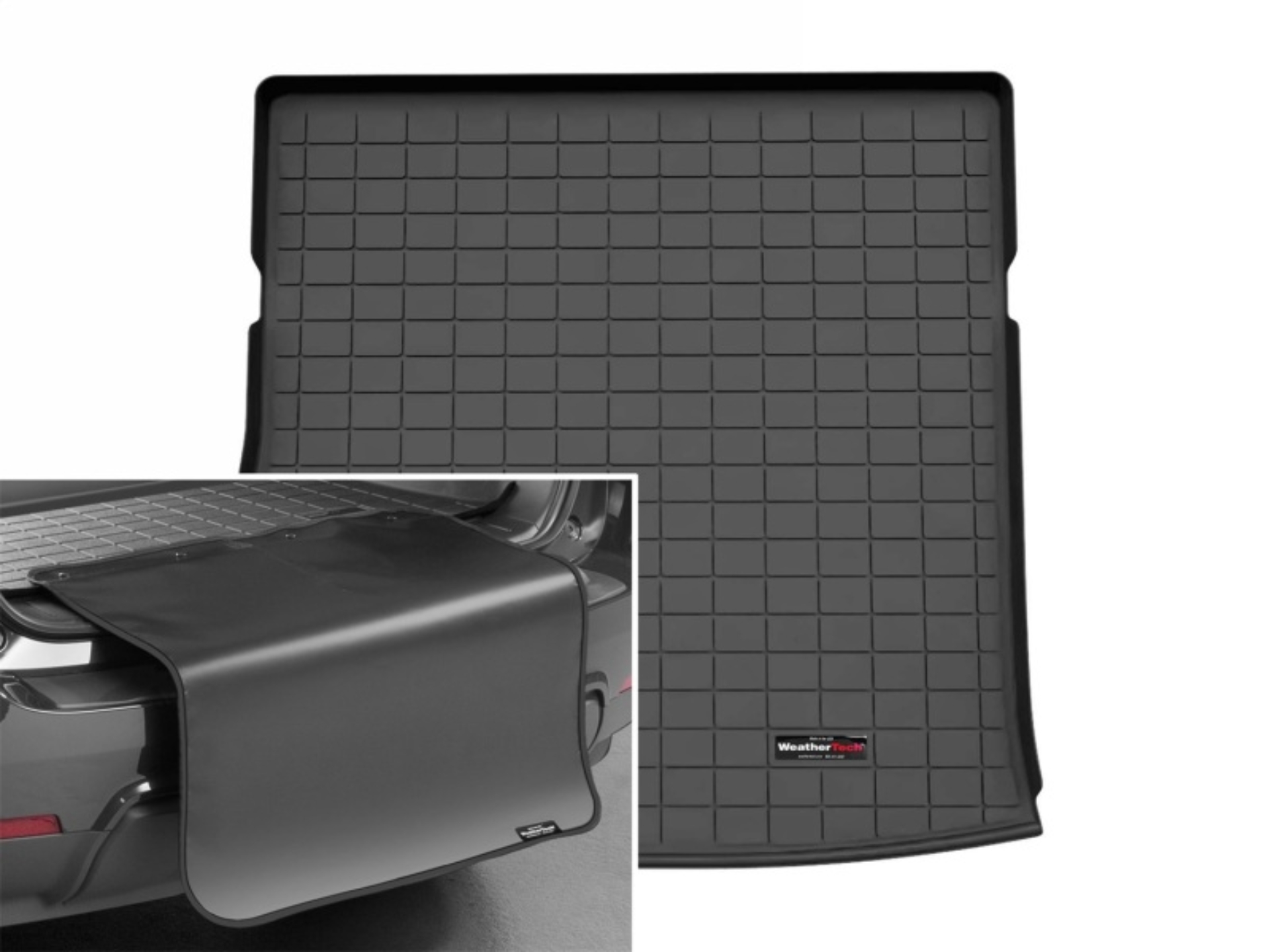 Picture of WeatherTech 2025 Mazda CX-50 Hybrid AWD Cargo Liner w/Bumper Protector - Black