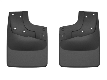 Picture of WeatherTech 24-25 Ford Ranger Raptor Supercrew Rear No Drill MudFlaps - Black