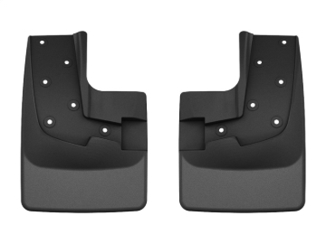 Picture of WeatherTech 24-25 Ford Ranger Raptor Supercrew Front No Drill MudFlaps - Black
