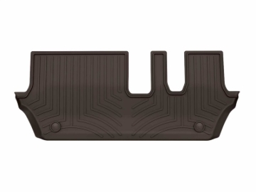 Picture of WeatherTech 2025 Infiniti QX80/Nissan Armada 2nd Row Bench Seating Rear FloorLiner - Cocoa