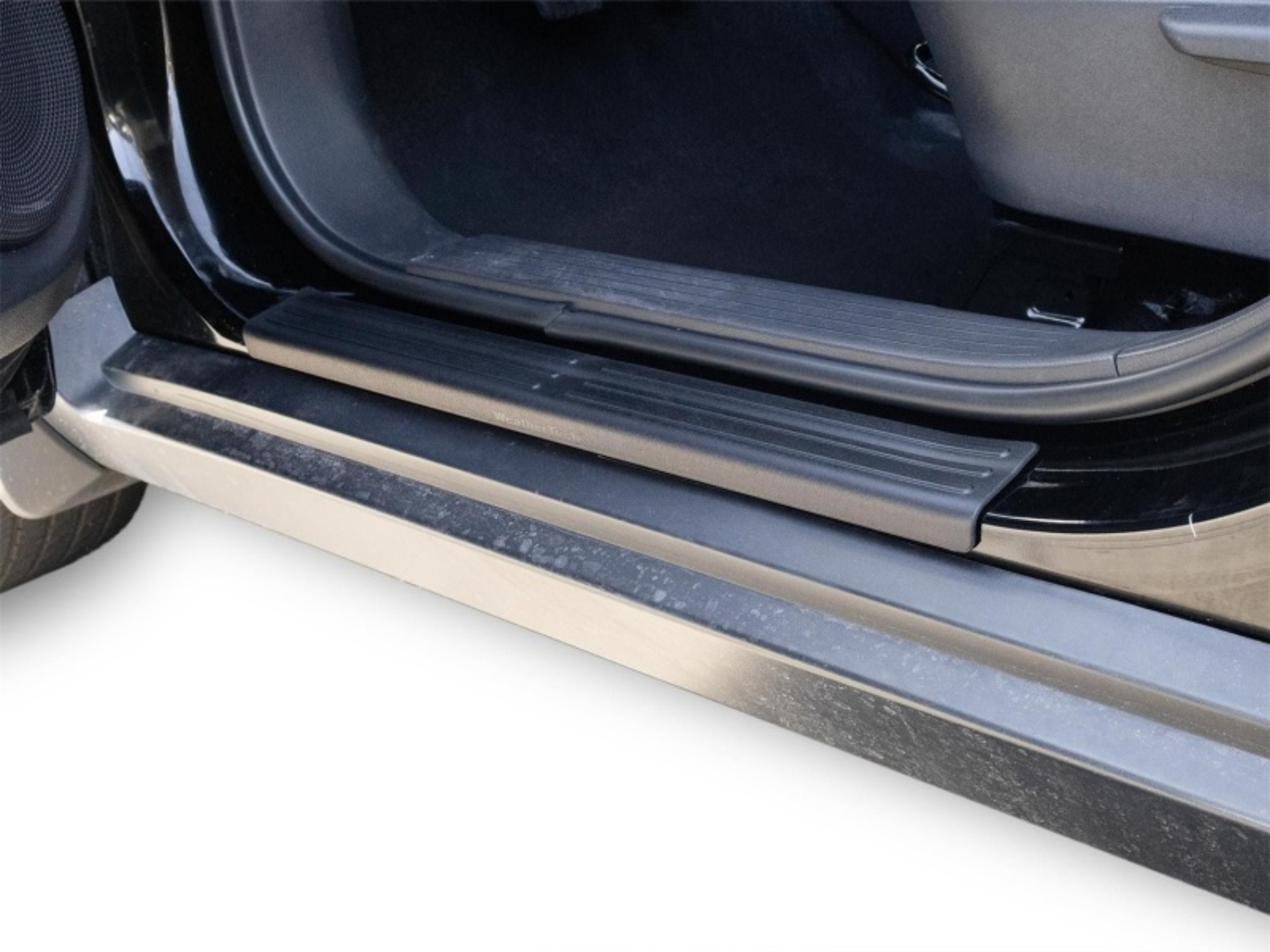 Picture of WeatherTech 18-24 Nissan Kicks 4pc Set SillProtector - Black