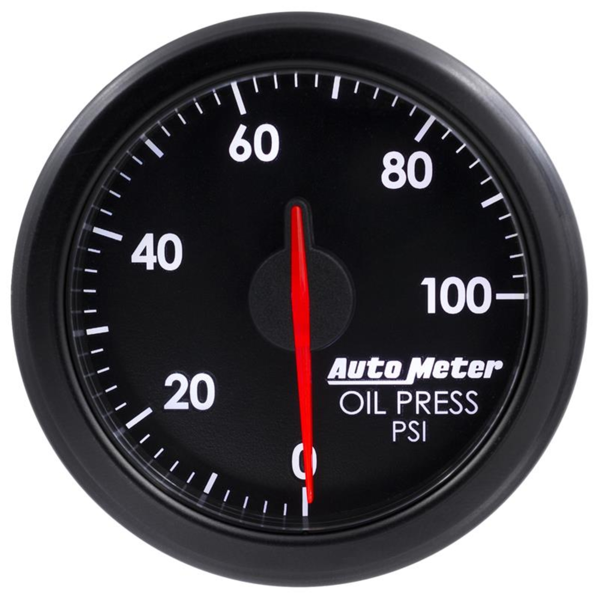 Picture of Autometer Airdrive 2-1/6in Oil Pressure Gauge 0-100 PSI - Black