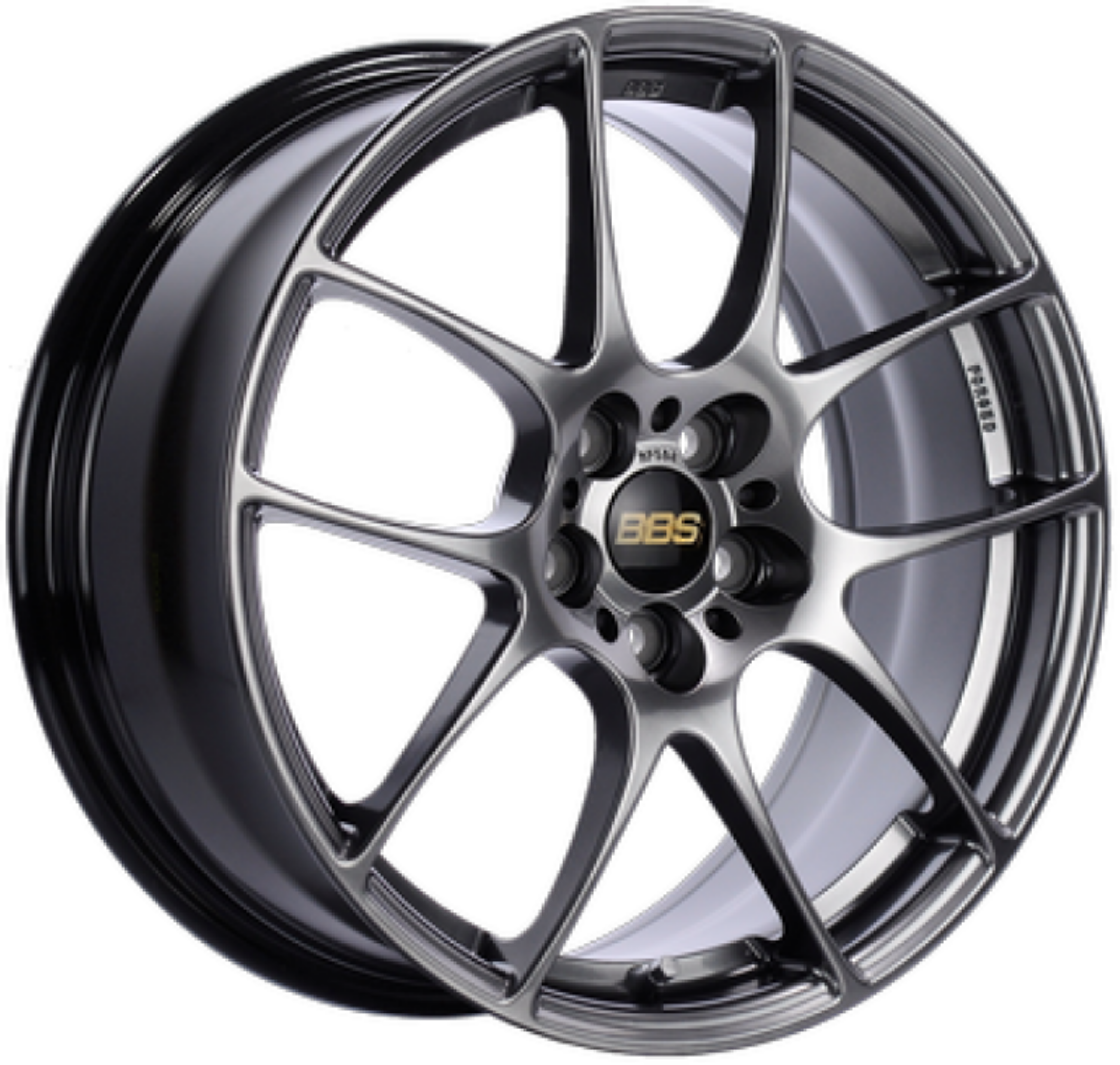 Picture of BBS RF - 17x7 / 4x100 / ET 38 (70mm PFS Required) - Diamond Black