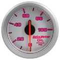 Picture of Autometer Airdrive 2-1/6in Oil Pressure Gauge 0-100 PSI - Silver
