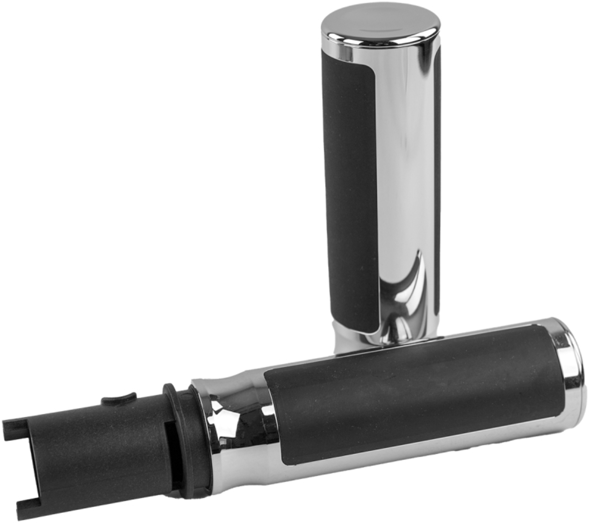 Picture of Bikers Choice Billet Cushioned Grips Throttle-By-Wire Chrome