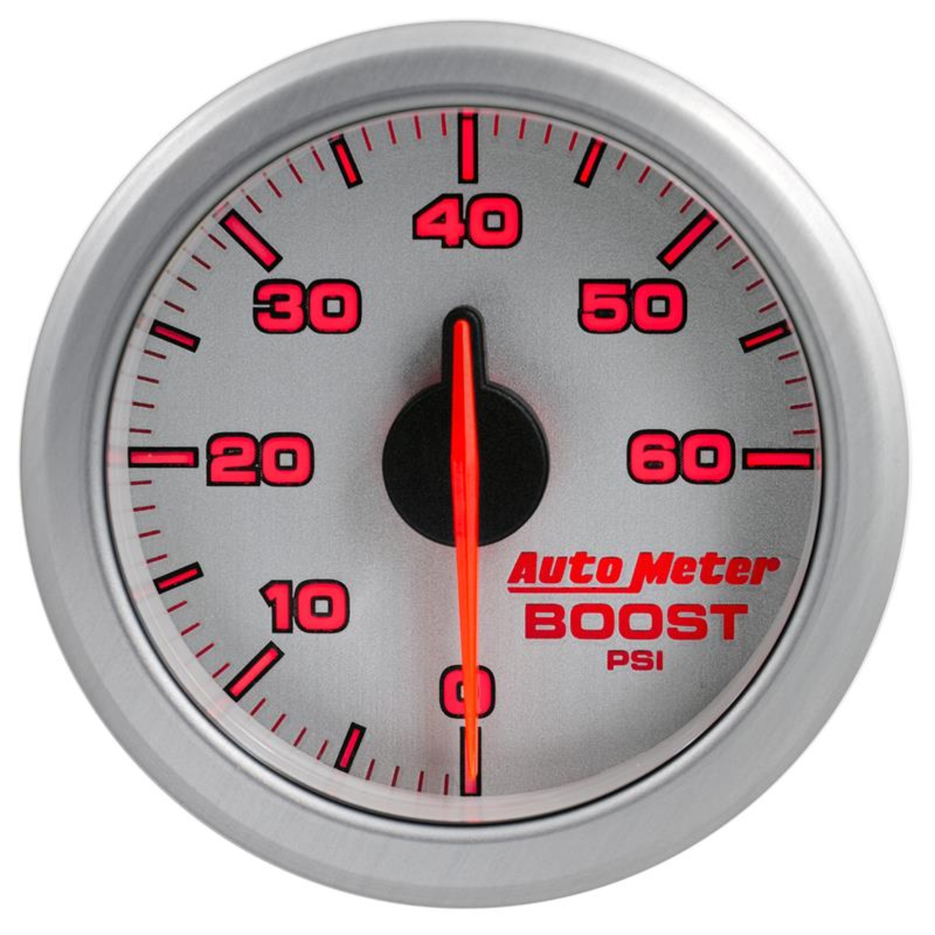 Picture of Autometer Airdrive 2-1/6in Boost Gauge 0-60 PSI - Silver