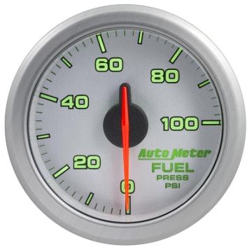 Picture of Autometer Airdrive 2-1/6in Fuel Pressure Gauge 0-100 PSI - Silver
