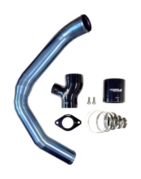 Picture of Torque Solution 15-21 Subaru WRX Top Mount Charge Pipe - Titanium Burnt Blue