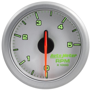 Picture of Autometer Airdrive 2-1/6in Tachometer Gauge 0-5K RPM - Silver