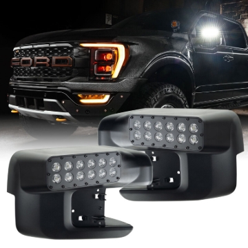Picture of Oracle 21-25 Ford F150 LED Off-Road Side Mirror Ditch Lights - White LED