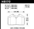 Picture of Hawk 91-96 Porsche 911 HPS 5.0 Performance Street Rear Brake Pads