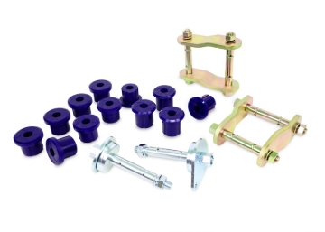 Picture of SuperPro 97-07 Toyota Land Cruiser Greaseable Leaf Spring and Shackle Bushing Kit- (Rear)