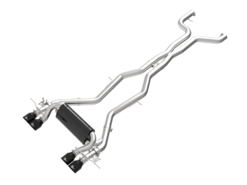 Picture of aFe 23-25 BMW M2 L6-3.0L (G87) MACH Force-Xp Cat-Back Exhaust w/ Black Tip