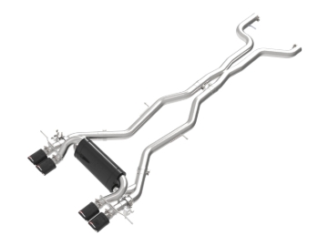 Picture of aFe 23-25 BMW M2 L6-3.0L (G87) MACH Force-Xp Cat-Back Exhaust w/ Carbon Fiber Tip