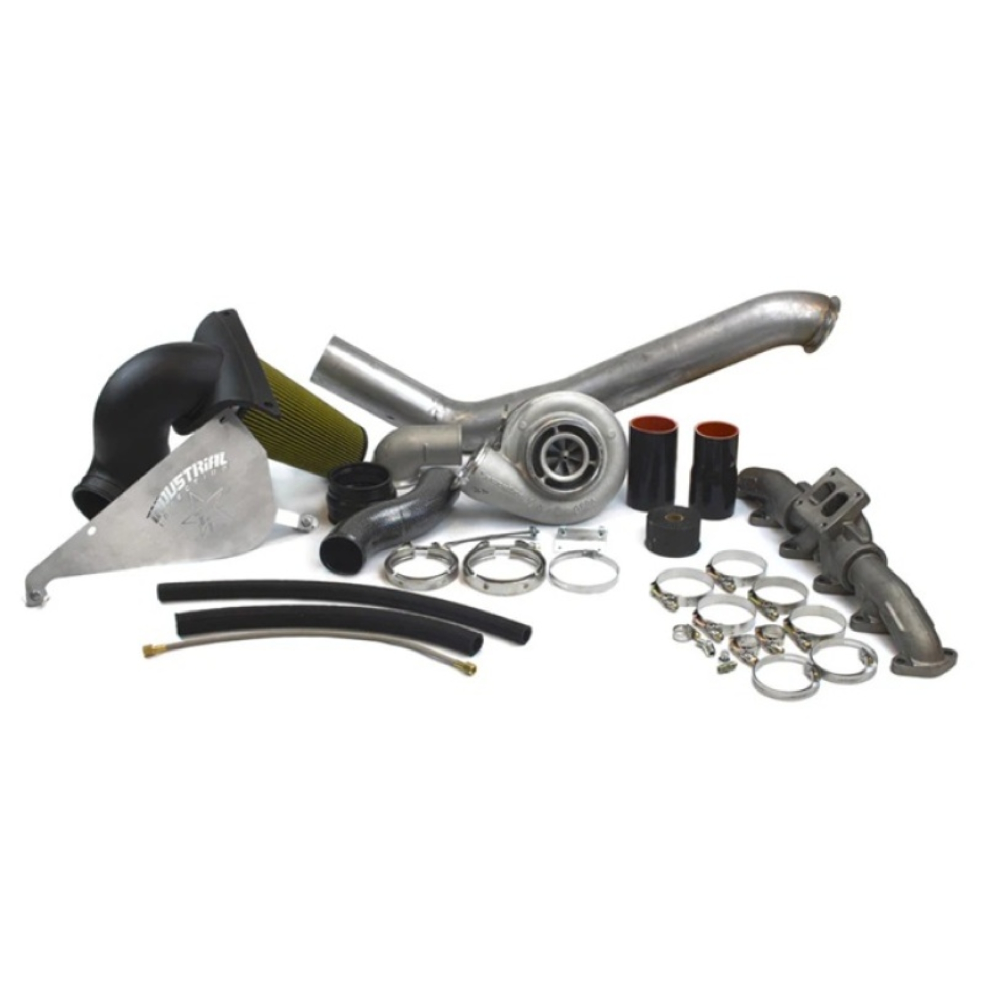 Picture of Industrial Injection 03-07 Dodge S464 w/.90 Turbine A/R Turbo Kit