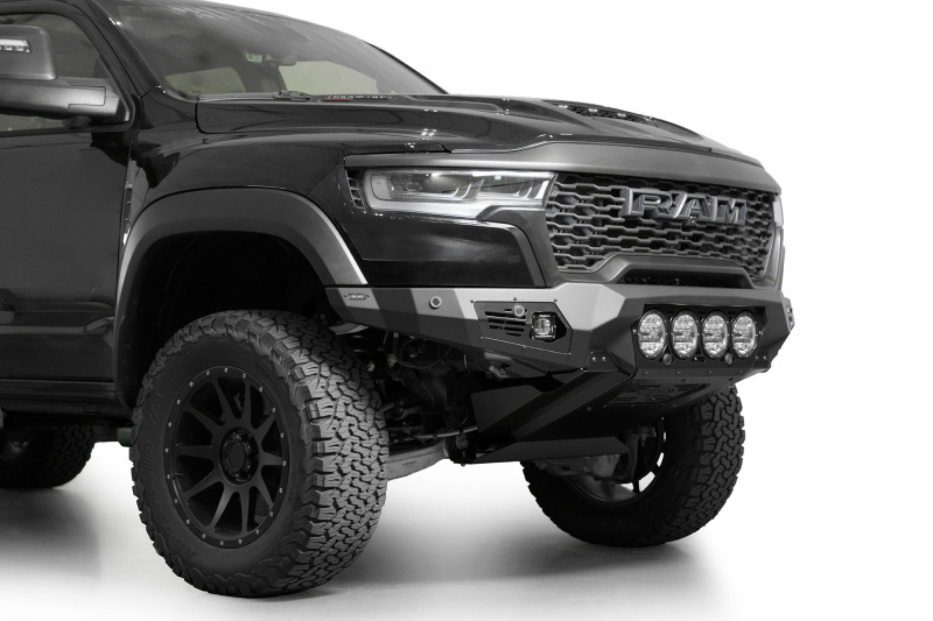 Picture of Addictive Desert Designs 25+ RAM 1500 RHO Bomber Front Bumper