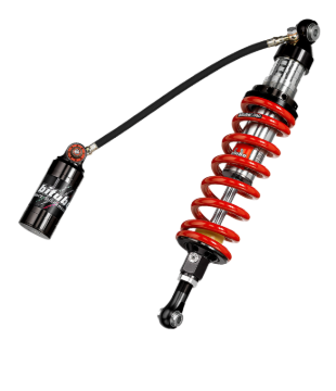 Picture of Bitubo CLU1 Monoshock Adjustable: Spring Preload, Rebound, Double Compression, Length, Red Spring