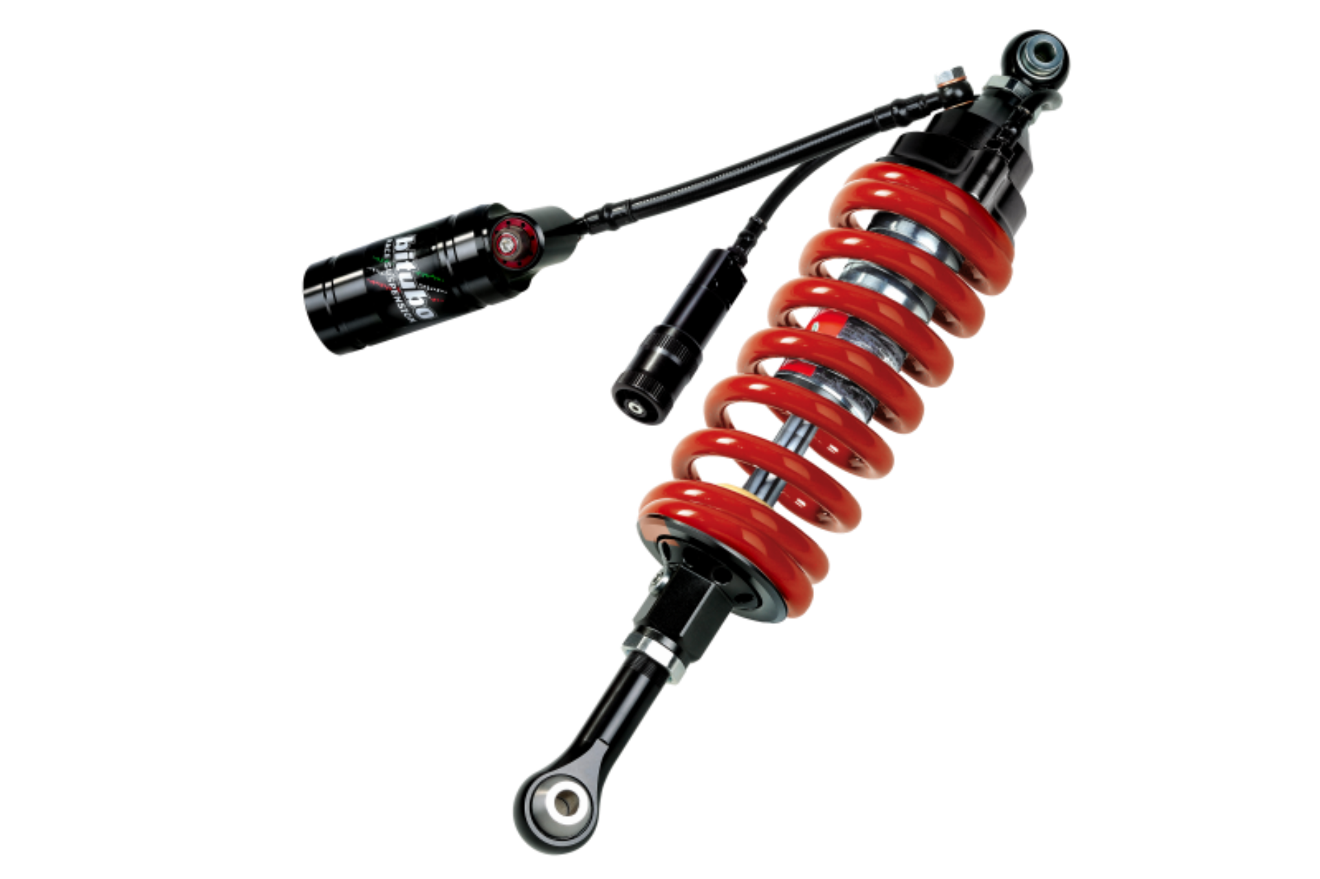Picture of Bitubo CLU3 Monoshock Adjustable: Hydraulic Spring Preload, Reb., Double Comp, Length, Red Spring