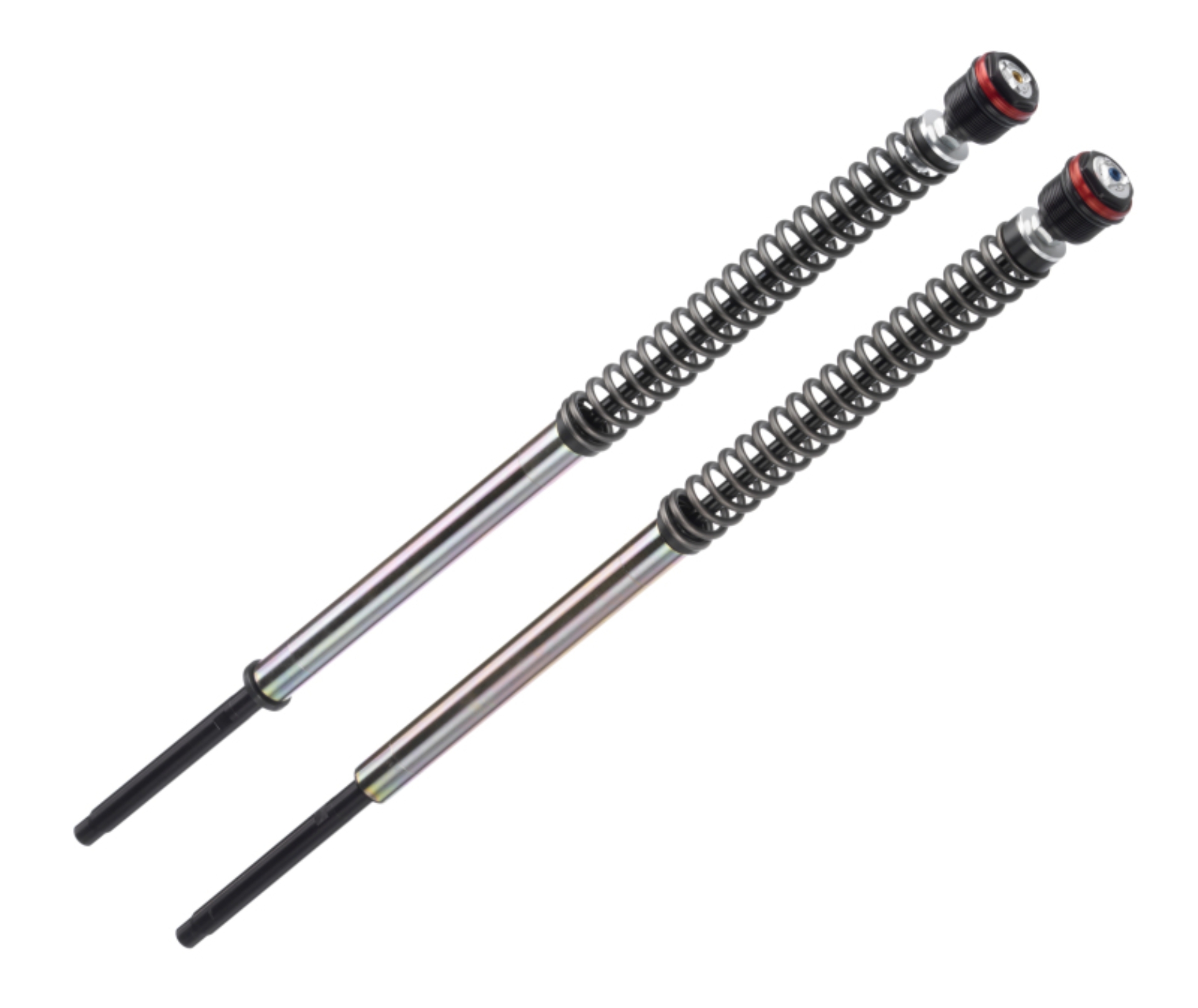 Picture of Bitubo JBH0 Pressurized Cartridge Adj.: Spring Preload, Rebound, Comp., w/o Oil, Red Ring