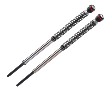 Picture of Bitubo JBH0 Pressurized Cartridge Adj.: Spring Preload, Rebound, Comp., w/o Oil, Red Ring