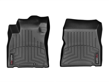Picture of WeatherTech 12+ Nissan Versa Front FloorLiners - Black