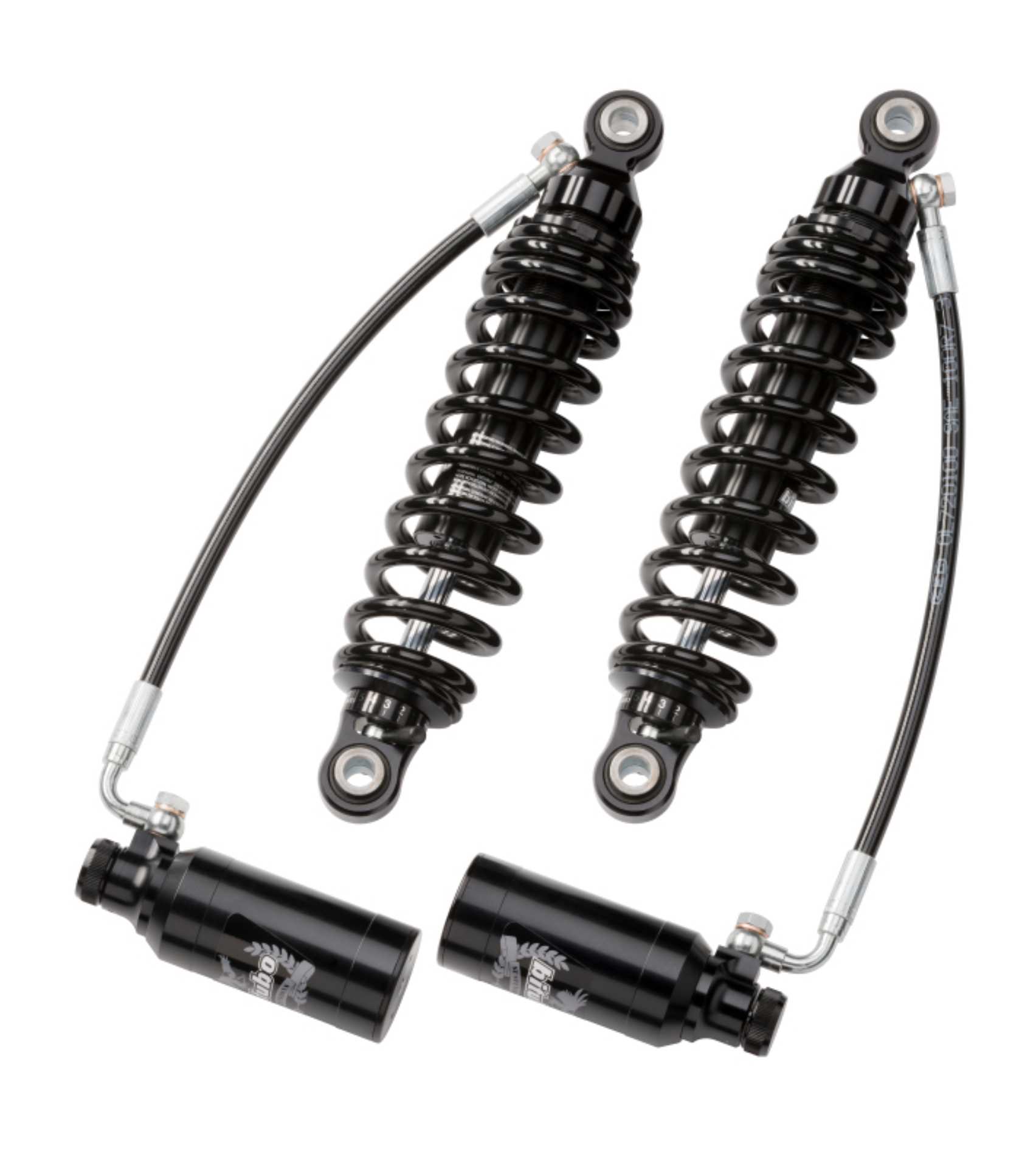 Picture of Bitubo Wmm Twinshocks, Adjustable: Spring Preload,Reb.,Compress Length 316mm,12,4 Inch Dark Edition