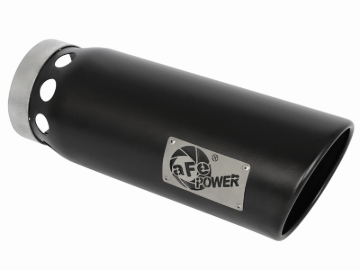 Picture of aFe MACHForce XP Cat-Back SS-304 5in Intercooled Exh Tip 5in In x 6in Outx16inL Bolt-On Right Blk