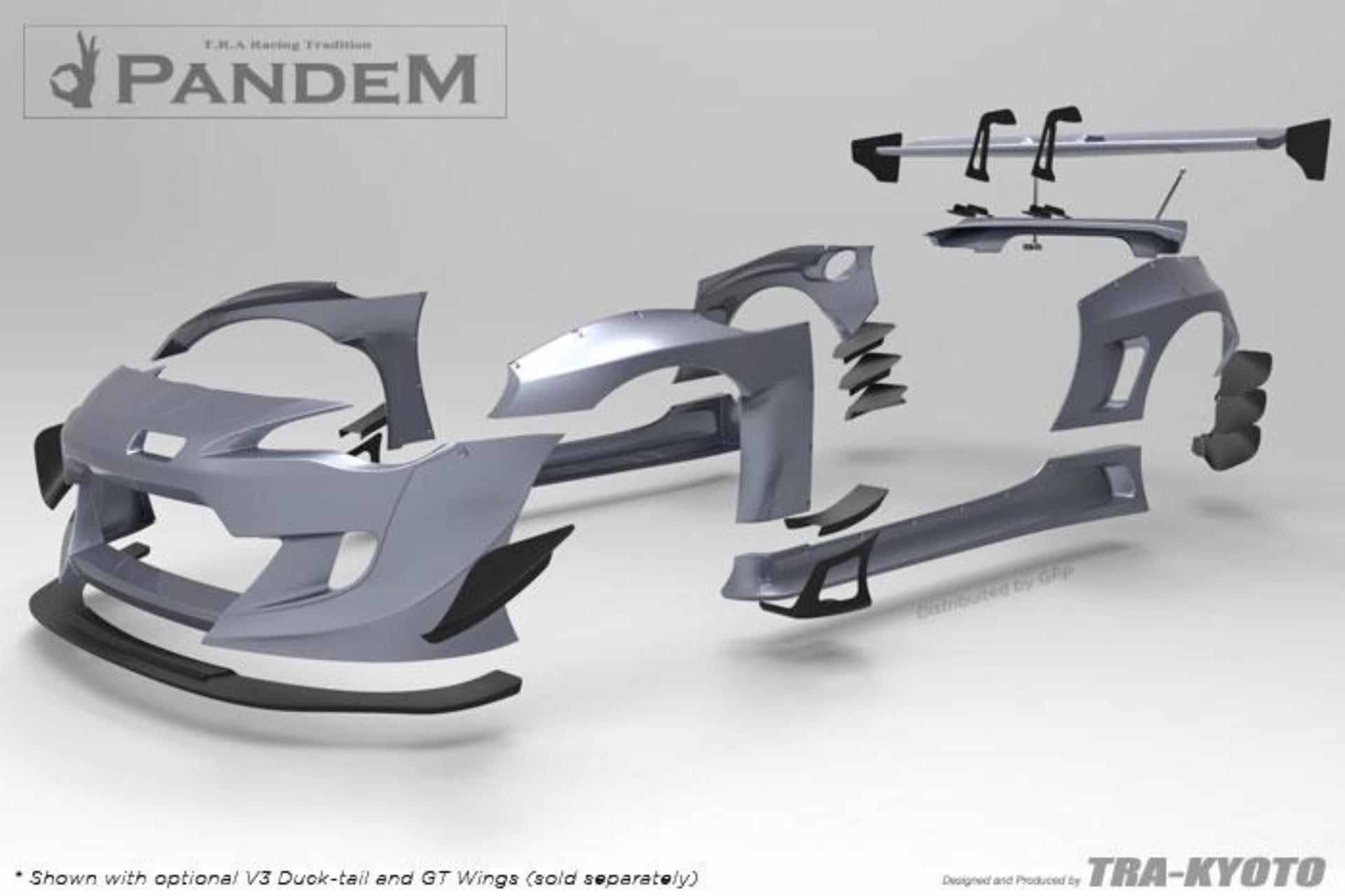 Picture of GReddy Scion FR-S Pandem Wide Body V3 Rear Diffuser