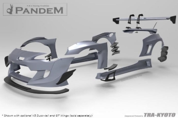 Picture of GReddy Scion FR-S Pandem Wide Body V3 Rear Diffuser