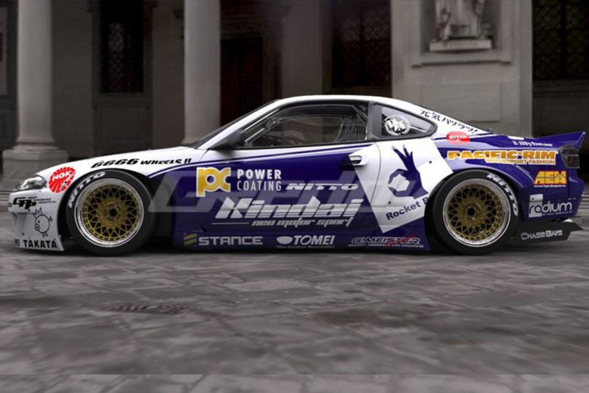 Picture of GReddy X Rocket Bunny S15 Rear Fenders for 1999-2002 Nissan Silvia