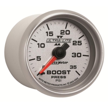 Picture of Autometer UL II Boost Gauge 2-1/16in Mechanical Pressure Ultra-Lite Gauge 35PSI